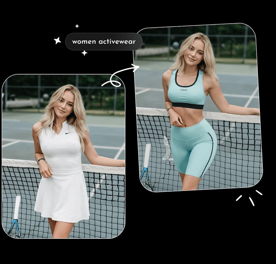 clothing swapping sample